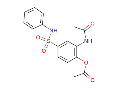 4-acetoxy-3-acetylamino-benzenesulfonic acid anilide