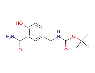 (3-Carbamoyl-4-hydroxy-benzyl)-carbamic acid tert-butyl ester